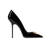 Metal Embellished High Heel Pumps - 10cm